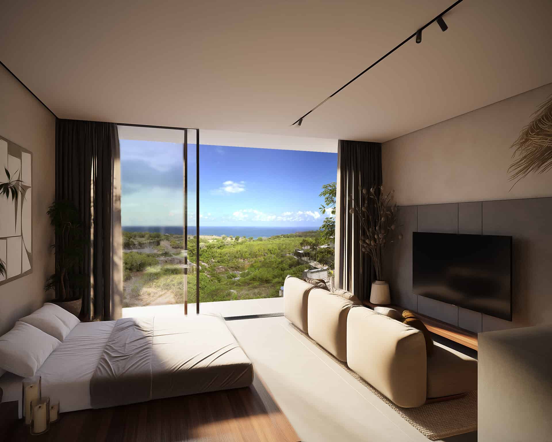 MODERN DESIGN 1 BEDROOM APARTMENT FOR SALE LEASEHOLD IN ULUWATU BE-1089 